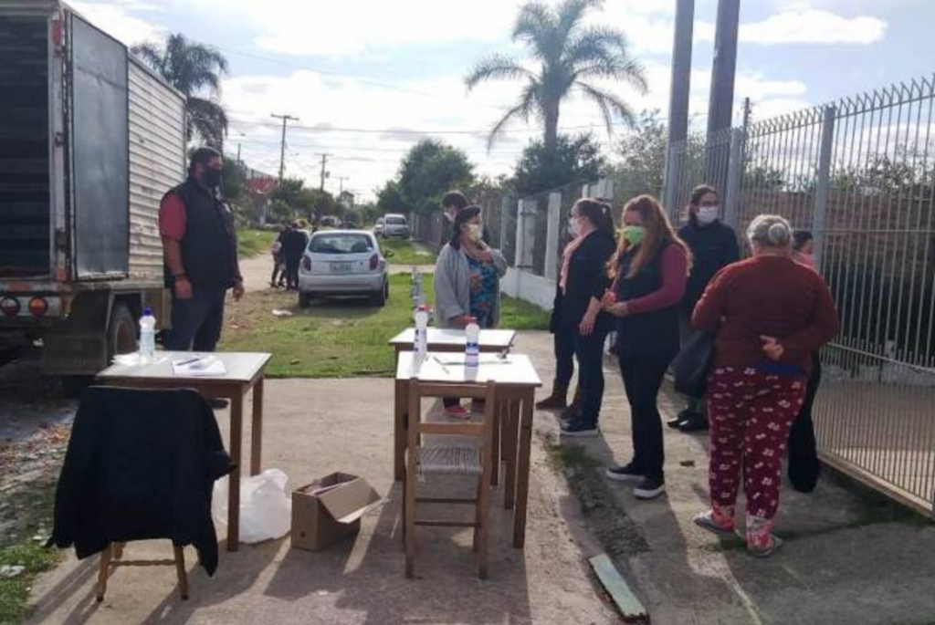 Vasco Pires recebe 102 sacolas de alimentos