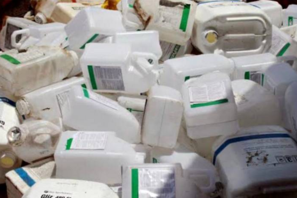 Embalagens vazias de agrotóxicos serão recolhidas em junho