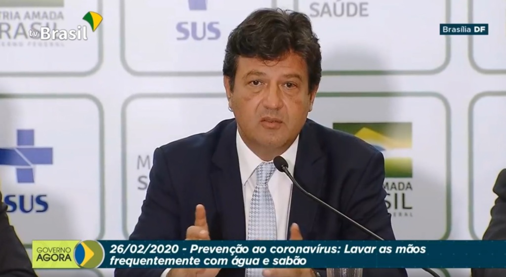 Ministério da Saúde confirma primeiro caso de coronavírus no Brasil