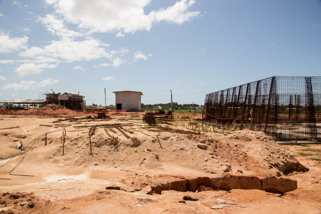 Obras da ETE Novo Mundo avançam na Zona Norte