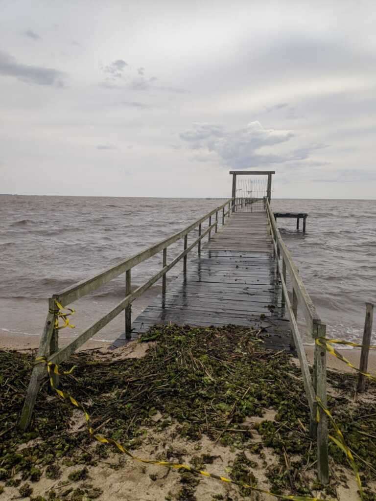 Trapiche é interditado por causa da elevação da Lagoa dos Patos