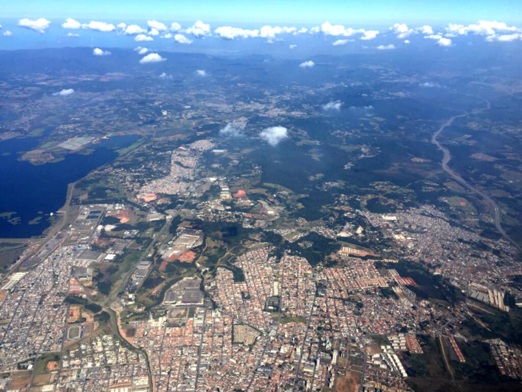 O Brasil está concentrado no Sudeste