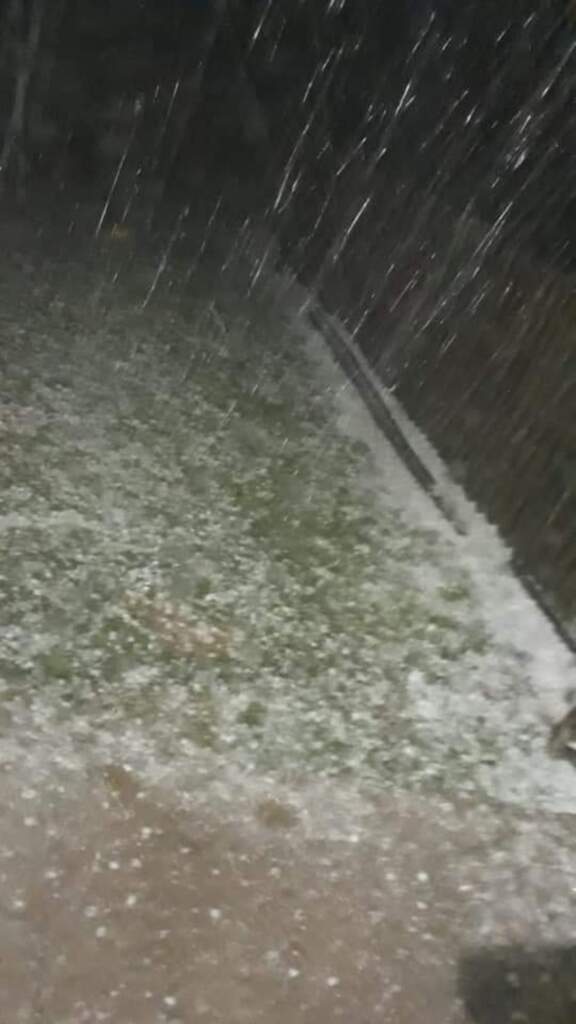 Chuva de granizo é registrada em Arroio Grande e Piratini