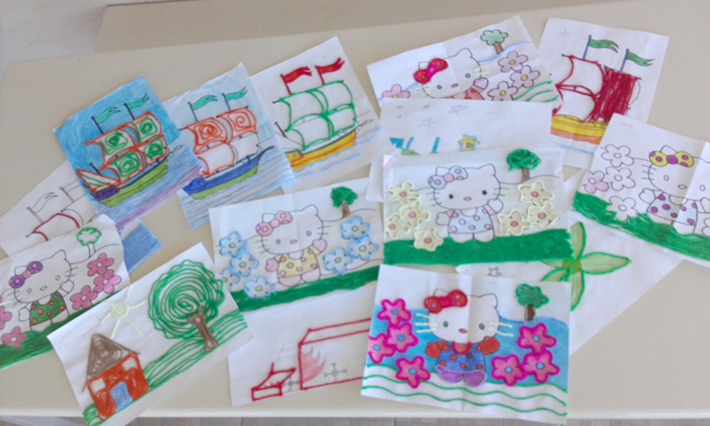 Trabalhos com Arte Surrealista e Policromia