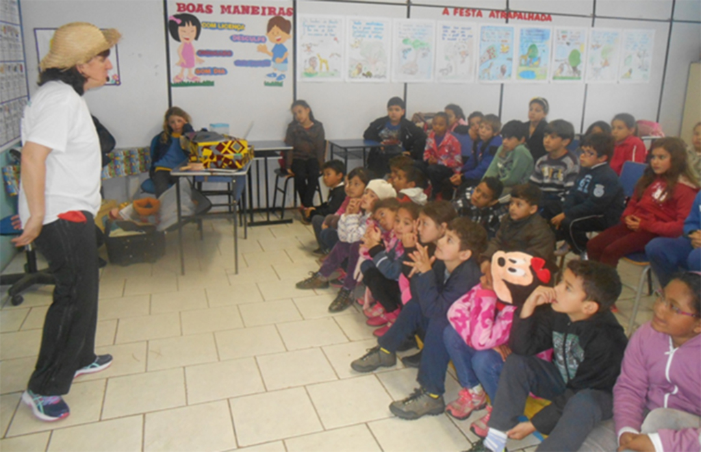 Ação 'Eu voluntário': deixando o meu legado na E.B.M. Belisário José Luiz em Capão Alto