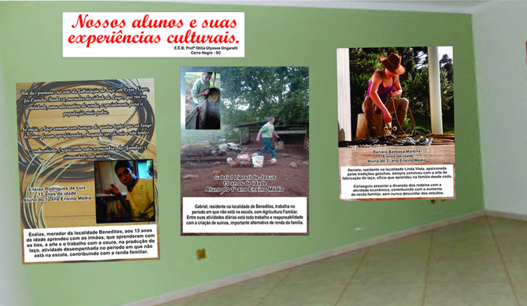 Alunos valorizando as experiências culturais