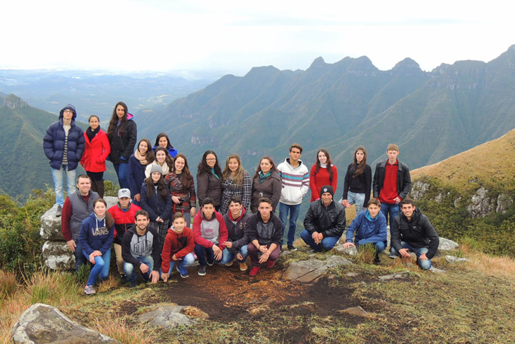 Alunos visitaram pontos turísticos da Serra Catarinense