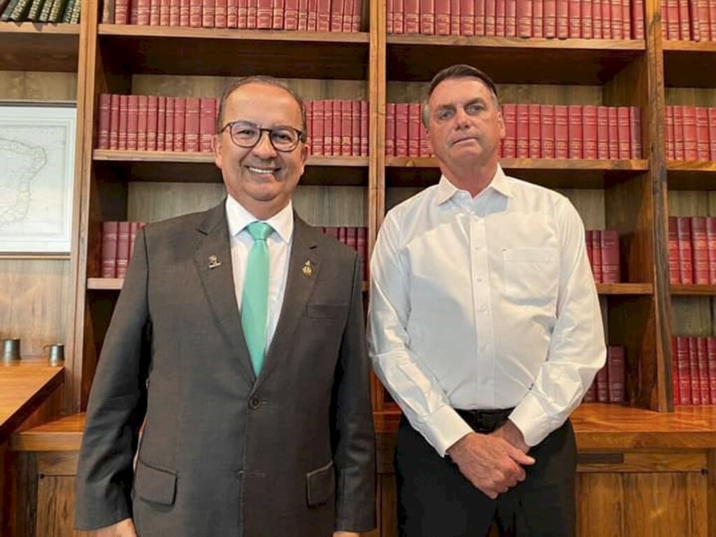 Jorginho Mello se encontra com Bolsonaro em Brasília nesta quinta-feira