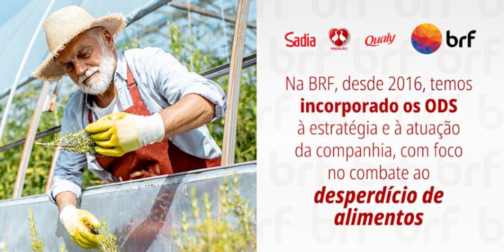 BRF tem o compromisso de promover educação para redução do desperdício de alimentos