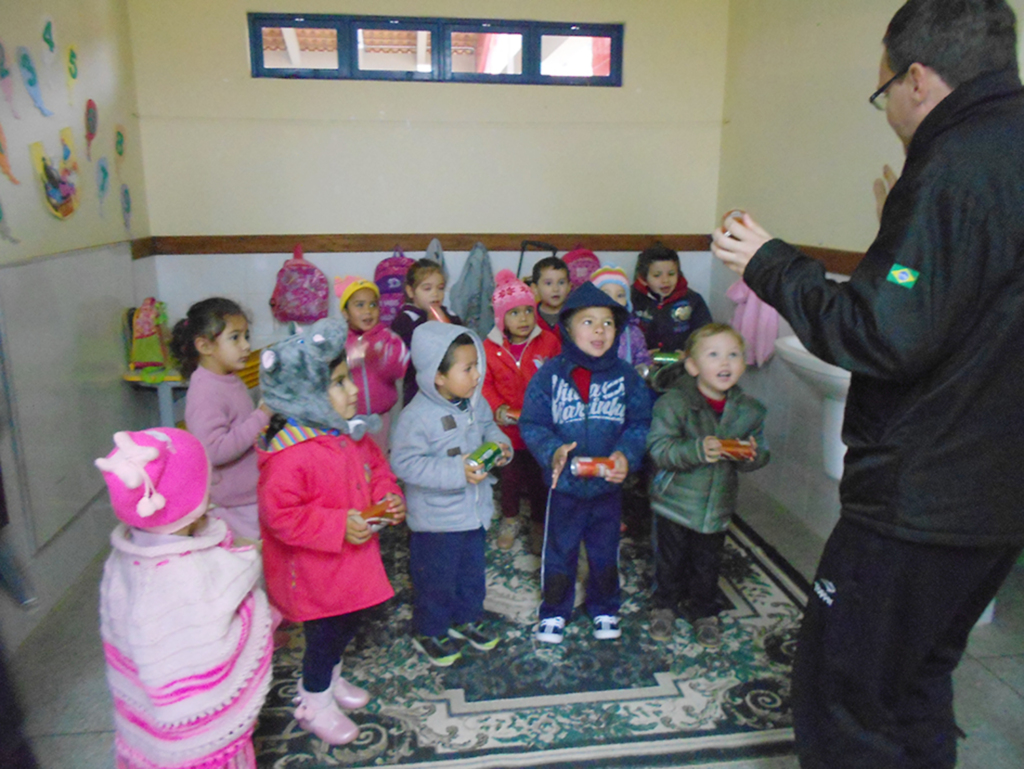 Alunos participaram de atividades sobre o meio ambiente