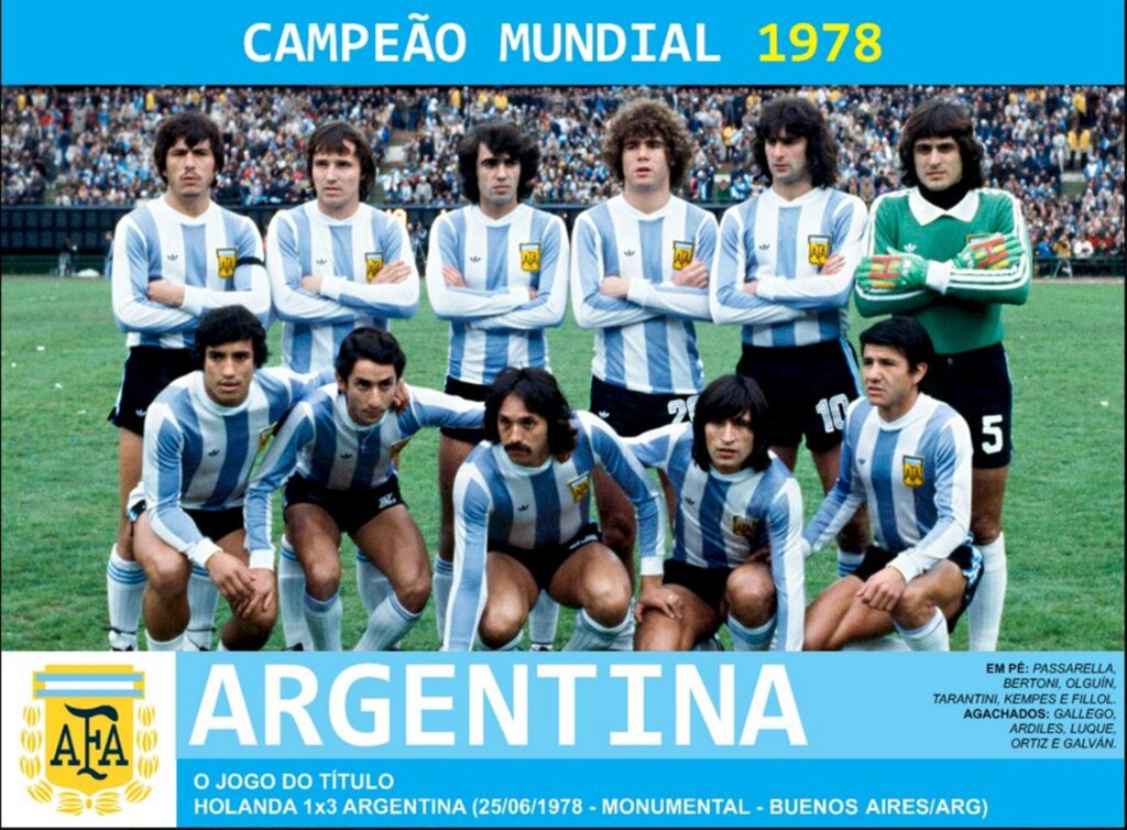 VOLTANDO NO TEMPO - Argentina campeã da Copa 1978