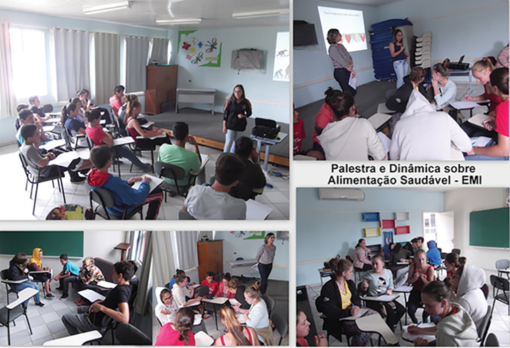 Palestra e dinâmica sobre Alimentação Saudável