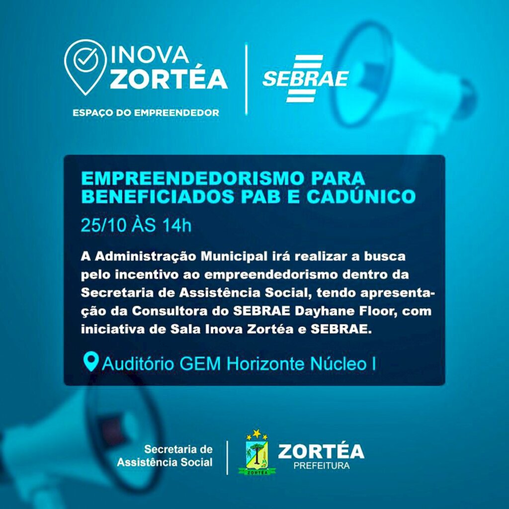 Zortéa incentiva o empreendedorismo