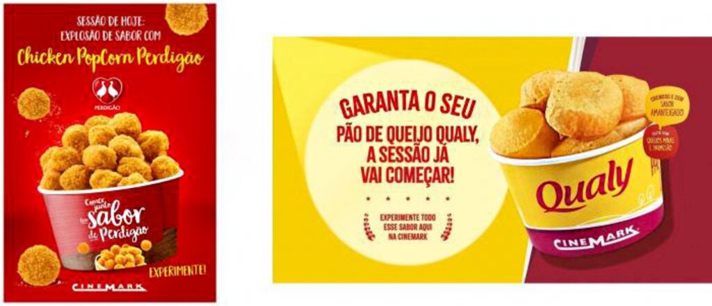 QUALY E PERDIGÃO SERÃO AS NOVAS ESTRELAS DO CARDÁPIO DA CINEMARK