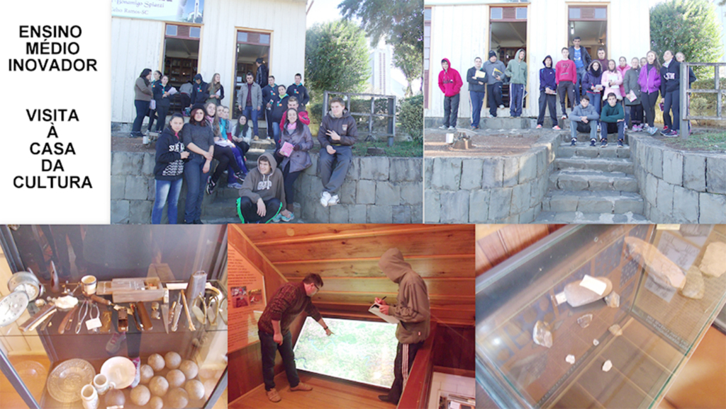 Alunos conheceram a Casa da  Cultura Municipal