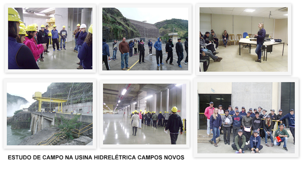 Estudo de campo na  Usina Hidrelétrica Campos Novos