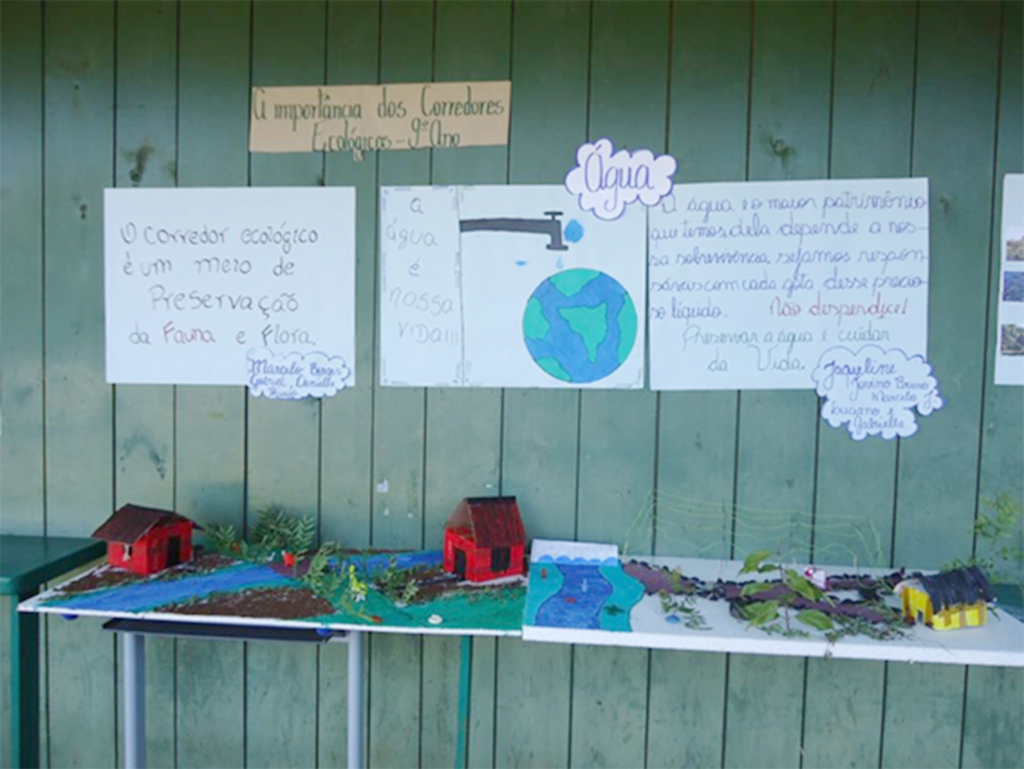 Escola desenvolveu atividades de  educação ambiental