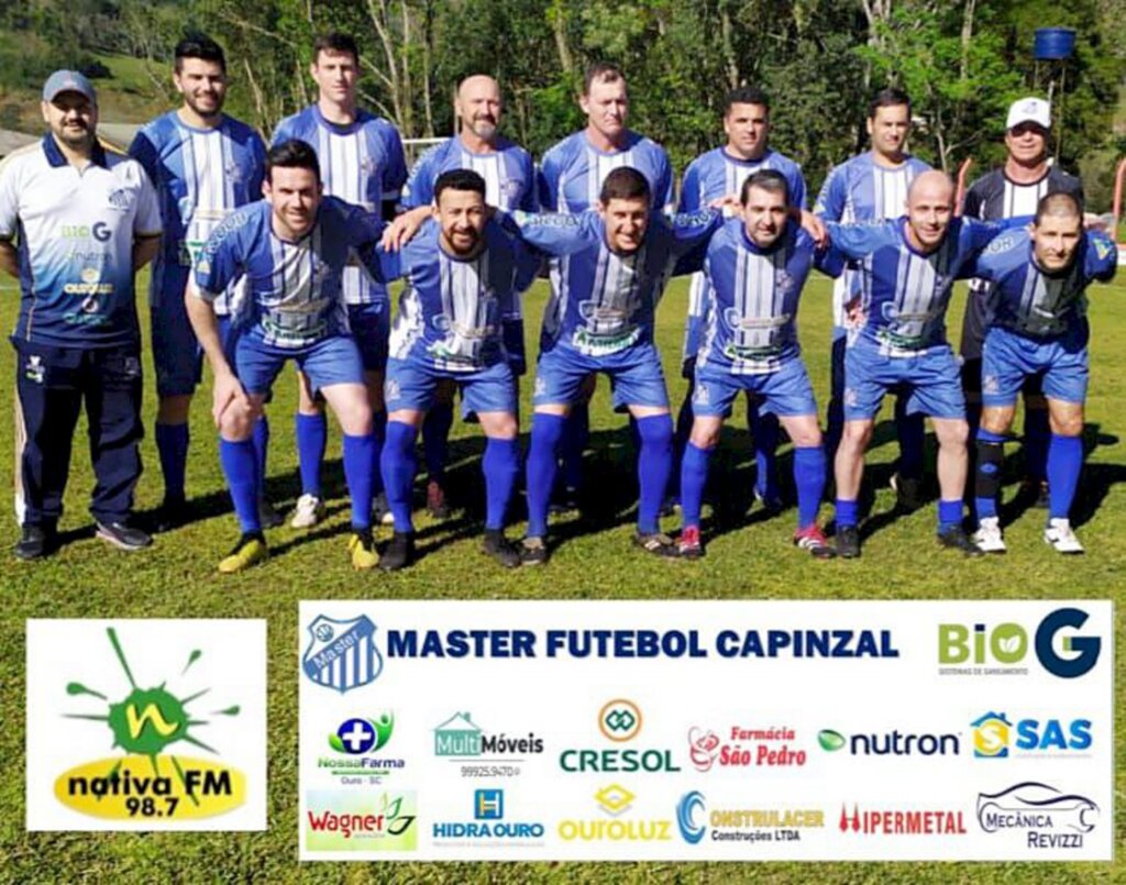 O TEMPO jornal de fato registra atuações do Master Futebol Capinzal