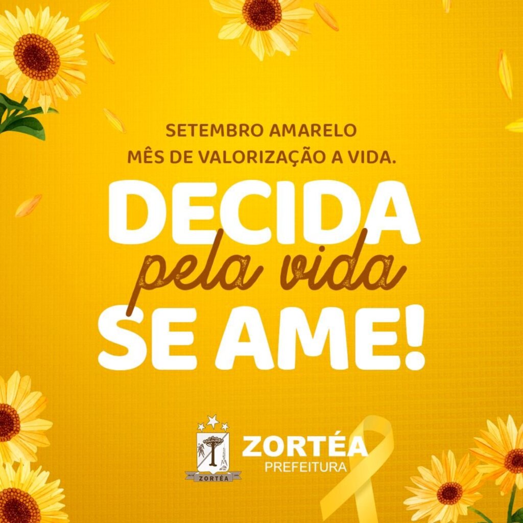 Zortéa desenvolve atividades campanha Setembro Amarelo