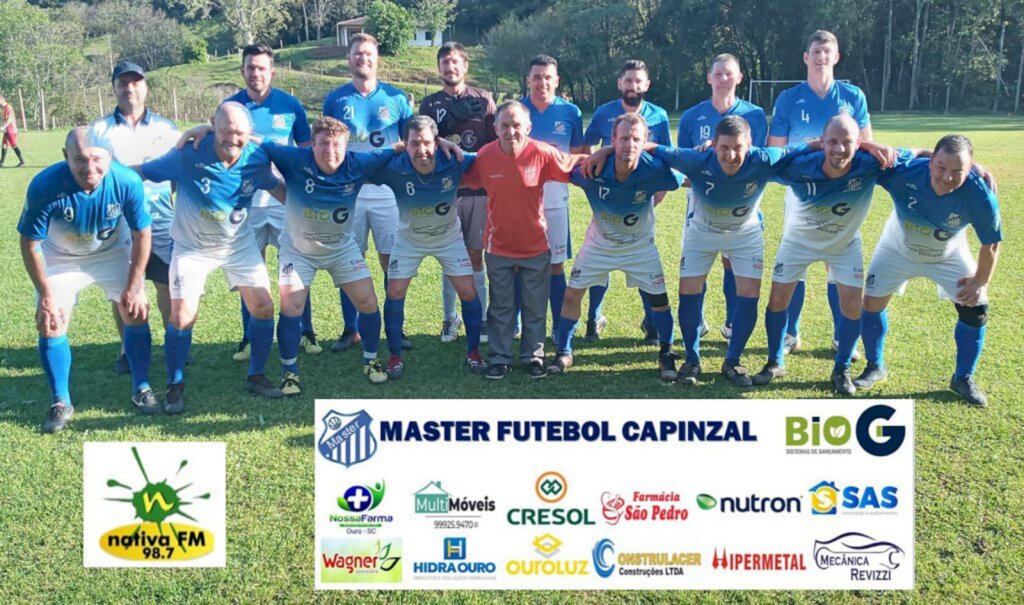 Master Futebol Capinzal joga e novamente vende