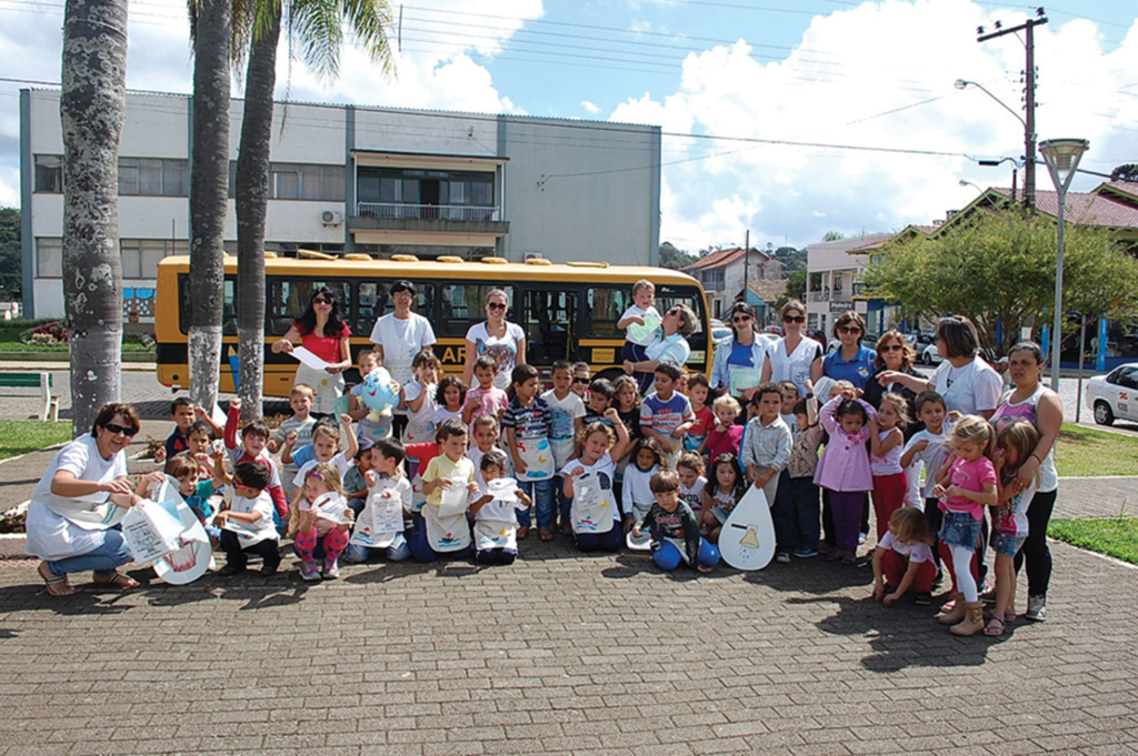 Alunos da Educação Infantil realizaram ações sobre a água