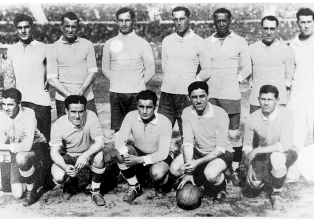 Uruguai campeão da 1º Copa do Mundo, sendo de 1930