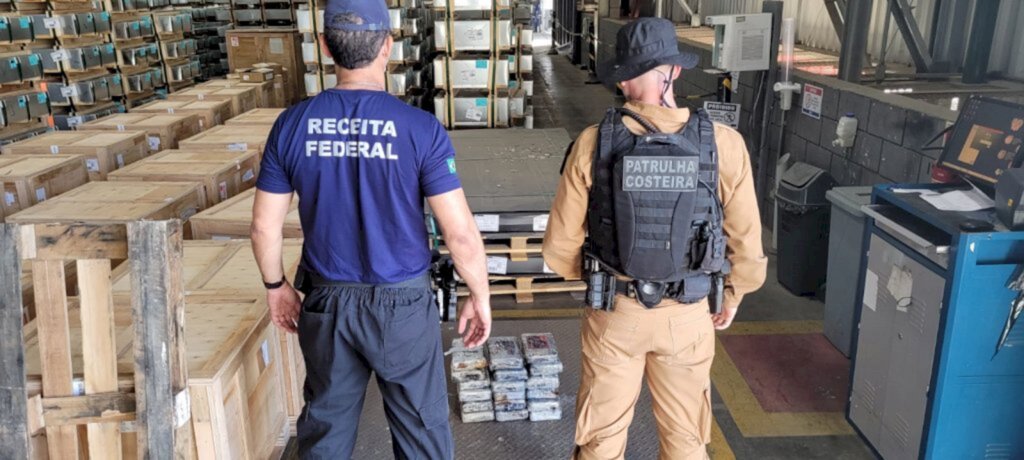 Receita Federal apreende 21 kg de cocaína em Paranaguá