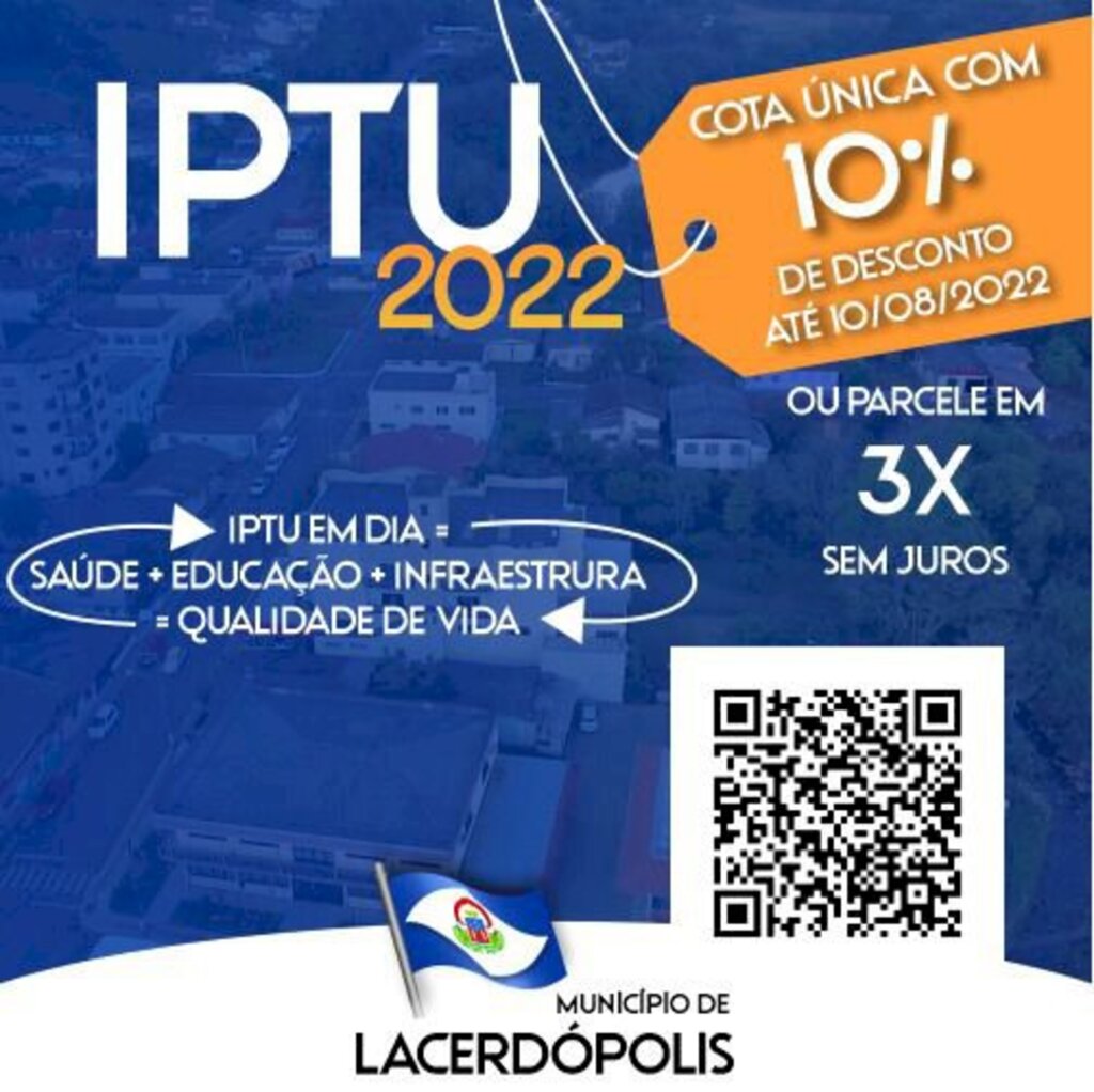 Lacerdópolis IPTU 2022