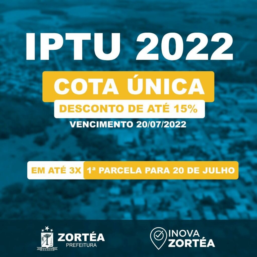 Prefeitura de Zortéa faz a emissão dos carnês de IPTU