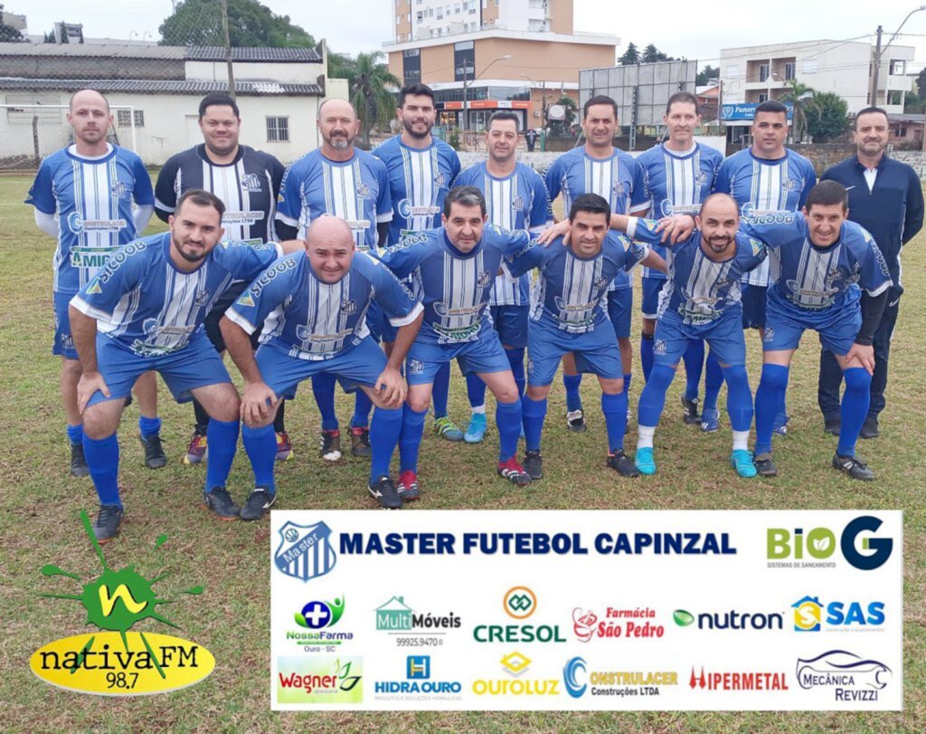 Master Futebol Capinzal também leva o nome do município ao RS