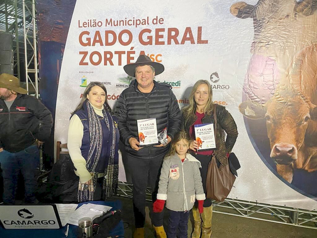 Família Ourense é destaque no Leilão de Gado Geral de Zortéa