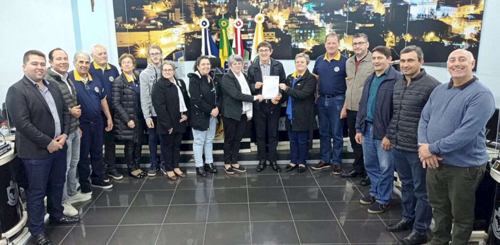 Aldo Azevedo / jornalista - Homenagem com Moção de Aplauso ao Lions Clube local