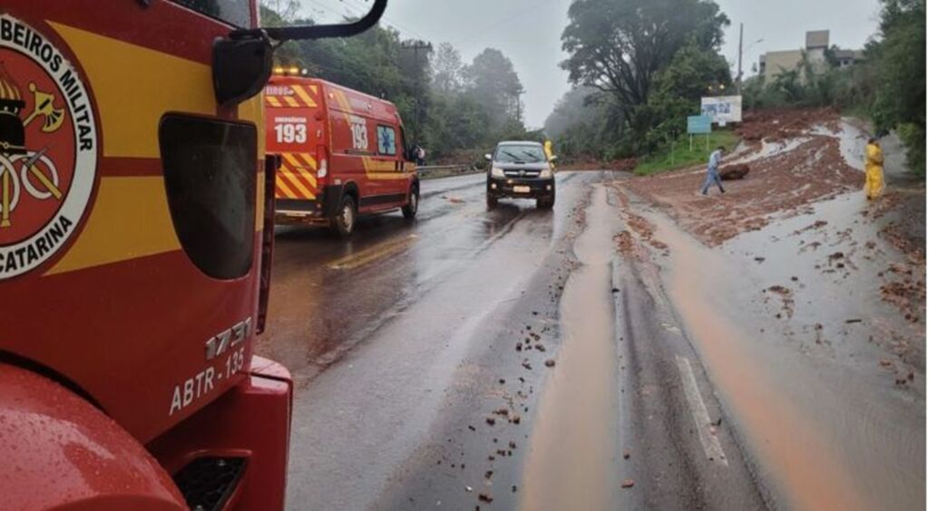 CBMSC atualiza sobre os estragos causados pela chuva em Santa Catarina