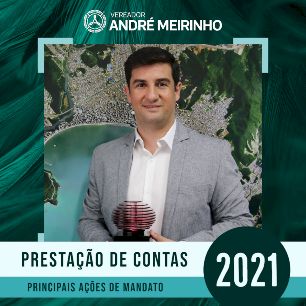 Foto: Charles Camargo / CVBC / Divulgação - Vereador André Meirinho apresenta relatório de ações 2021