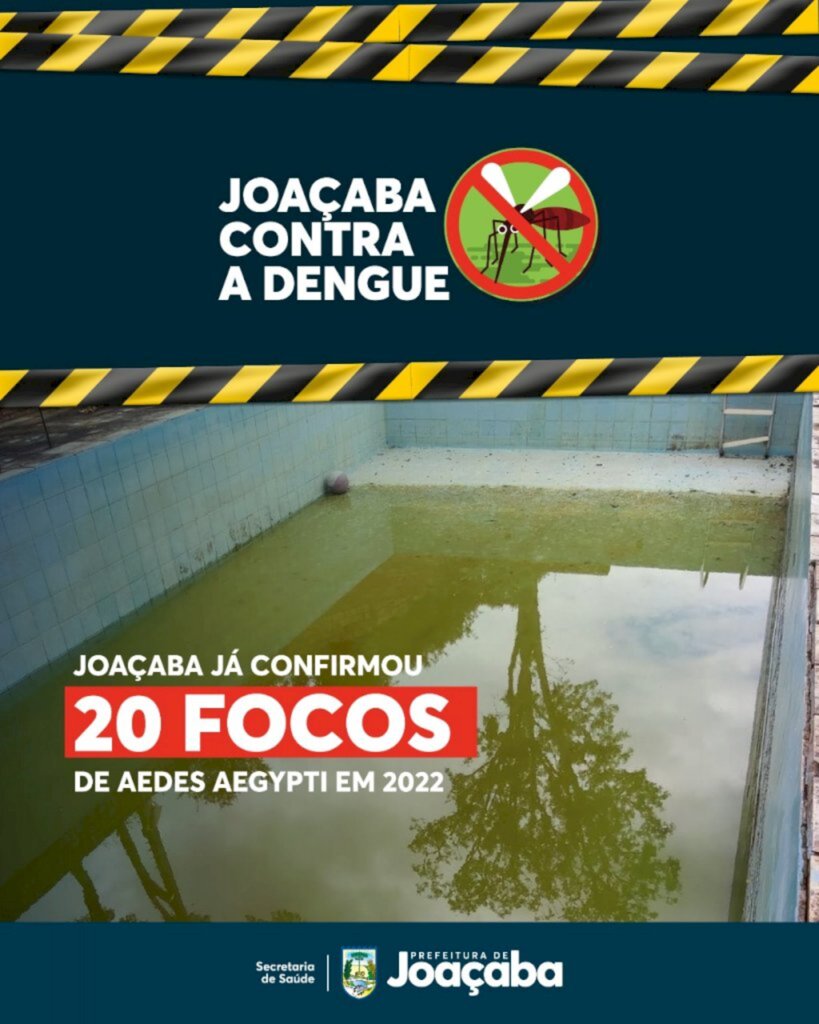 Prefeitura de Joaçaba - Programa de Controle da Dengue solicita o apoio dos munícipes para eliminar possíveis criadouros de Aedes Aegypti que precisam de água parada para depositar seus ovos.