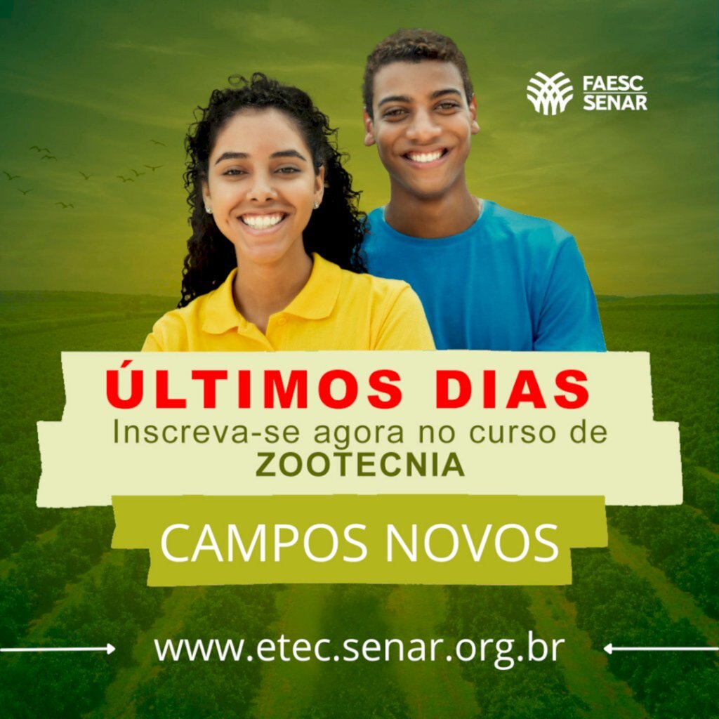 MB Comunicação Empresarial/Organizacional - Card do curso de Zootecnia em Campos Novos.