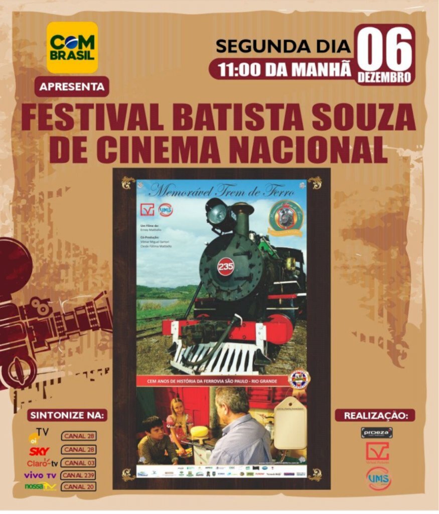 Por: Imagens Virtuais - Festival de Cinema Nacional, feito com obras documentais, faz homenagem à figura de avô, presente em documentário sobre uma das mais importantes ferrovias brasileiras.