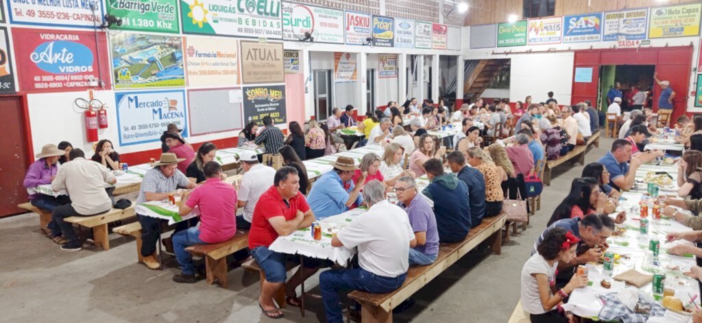 Fotos legendas sobre o evento em Capinzal