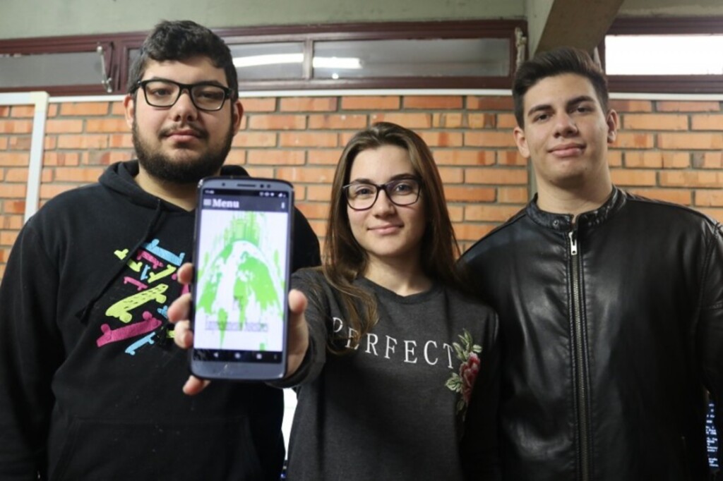 Estudantes gaúchos desenvolvem aplicativo voltado à sustentabilidade