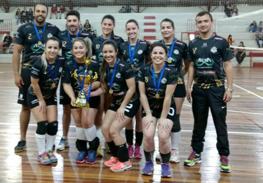  - Equipe Hlera - Campeã do vôlei misto