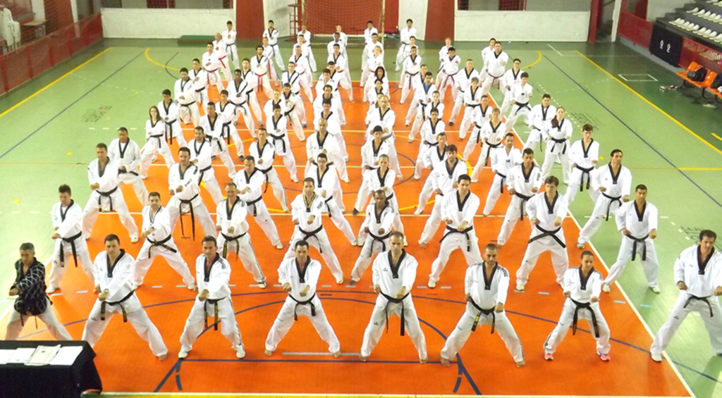 Professor de Taekwondo de Campo Belo do Sul ministra palestra no Curso Anual de Instrutores