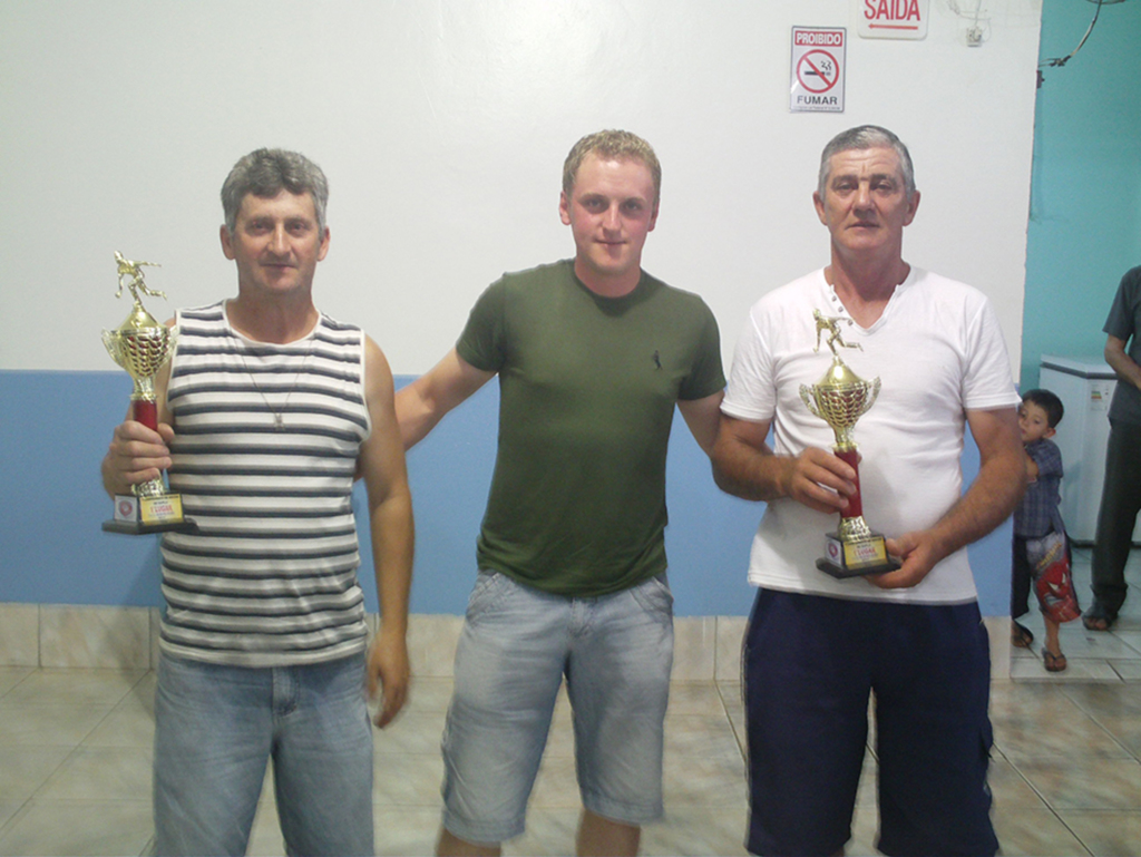 Finalizou o campeonato de Bocha de duplas em Celso Ramos