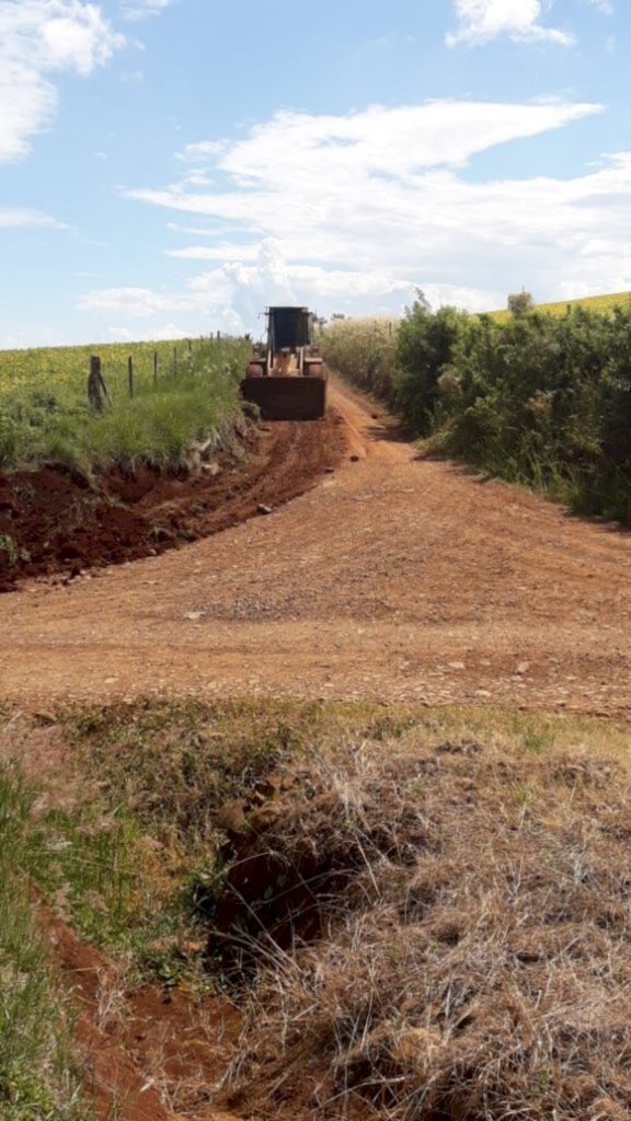 Prefeitura de Campos Novos segue realizando melhorias nas estradas rurais