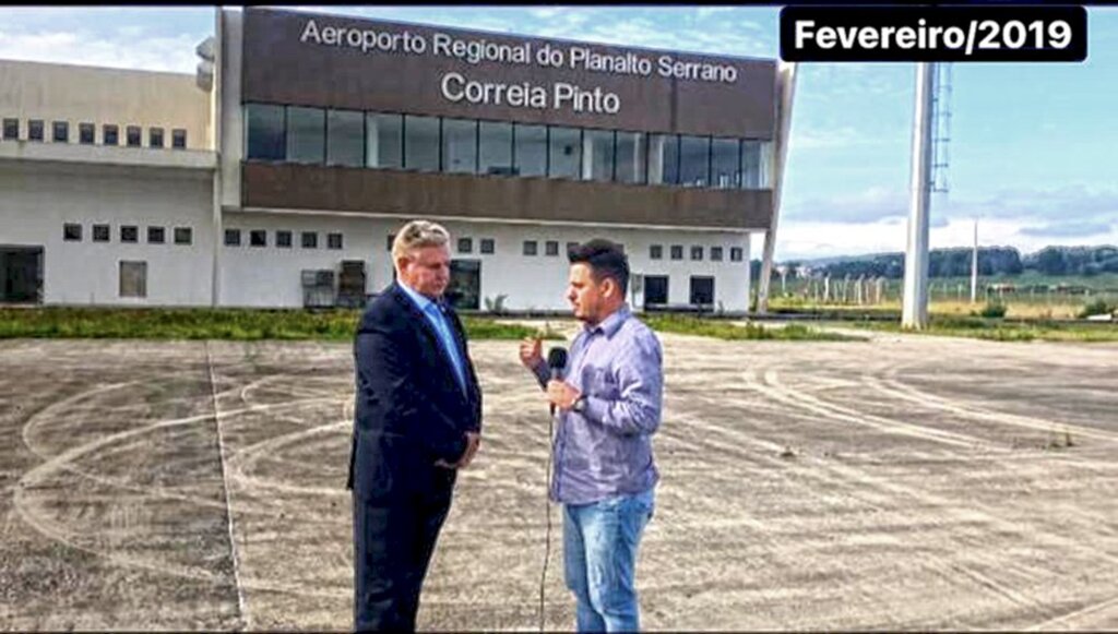  - Azul Linhas Aéreas anunciou voo Correia Pinto/Campinas SP