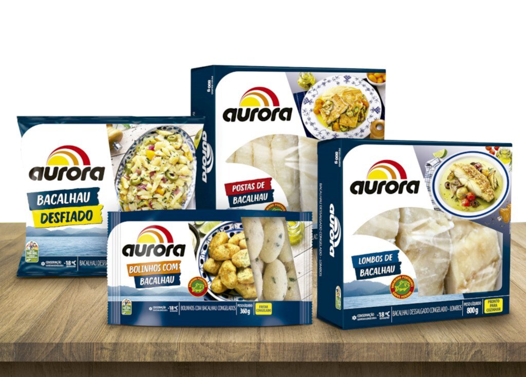 Bacalhau é a novidade da  Aurora Alimentos para a Páscoa