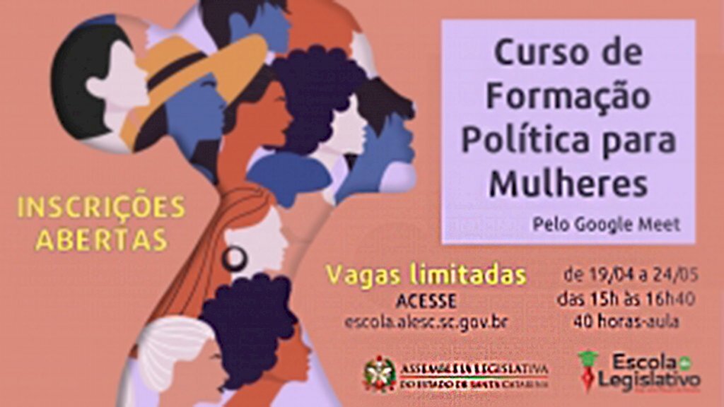 Abertas inscrições para Curso de Formação Política para Mulheres