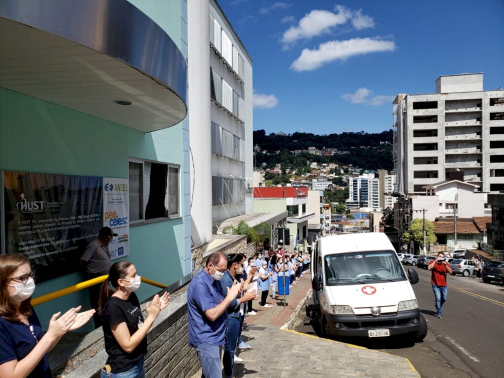 Marketing e Comunicação Unoesc Joaçaba - A mesma mobilização foi repetida em outras unidades de saúde dos municípios de Santa Catarina.