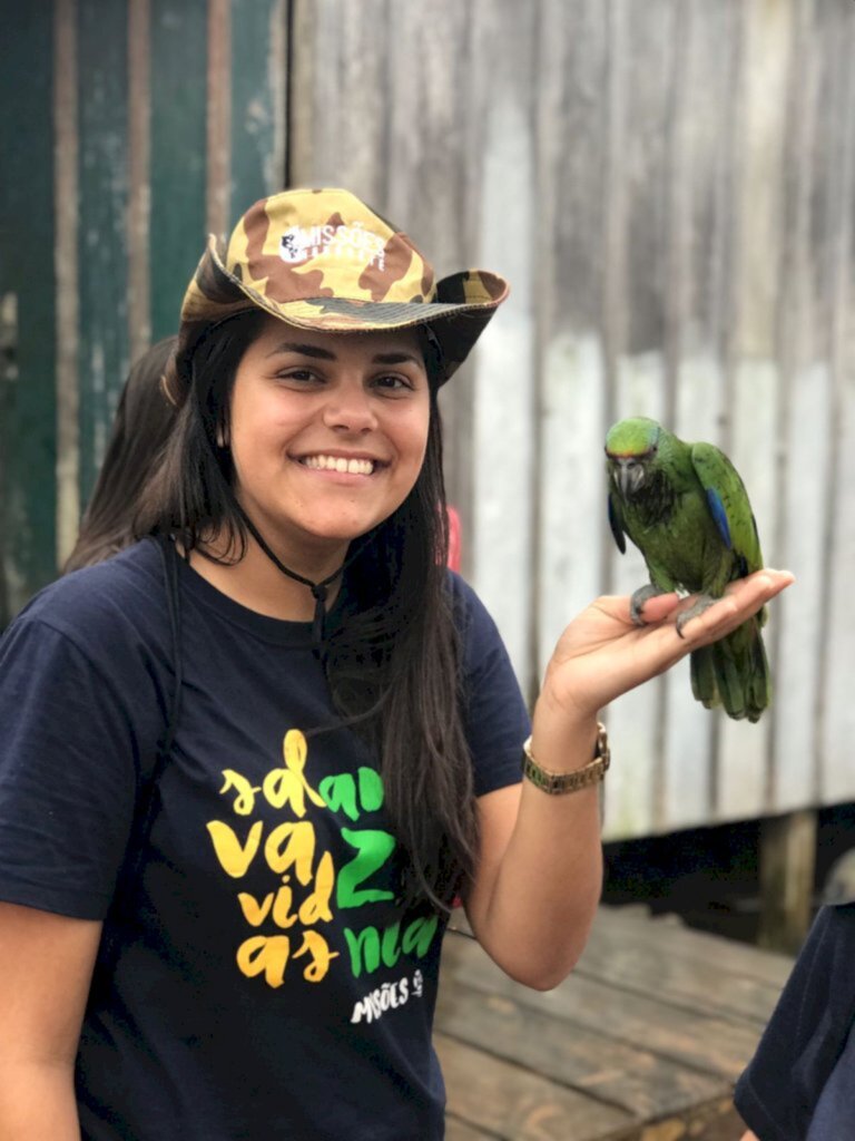 Jovem cerronegrense participa de missão voluntária na Amazônia