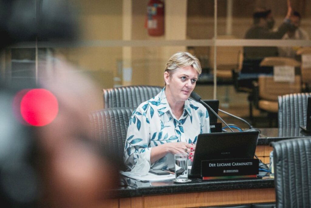 FOTO: Bruno Collaço / AGÊNCIA AL - Deputada Luciane Carminatti