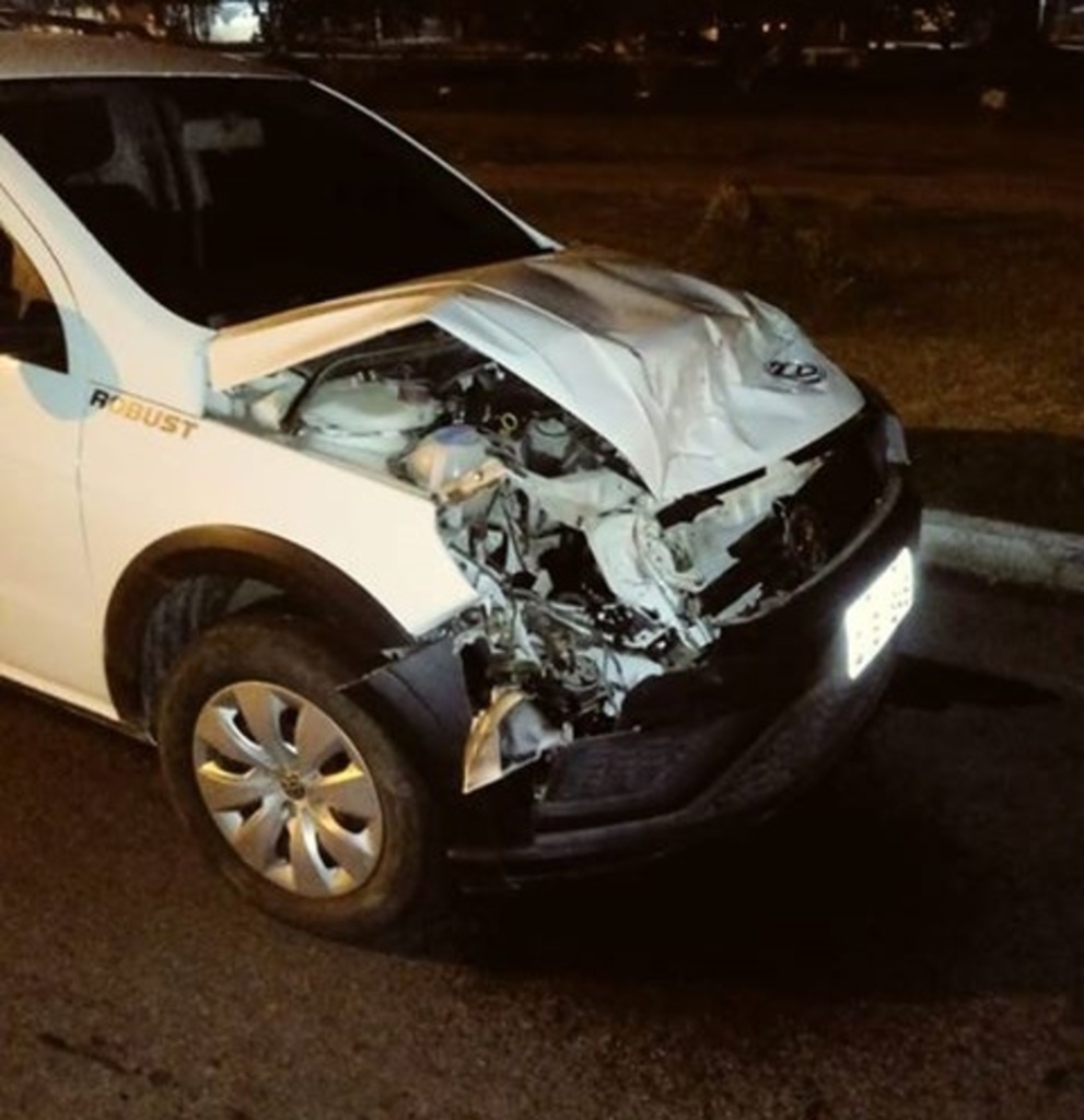 Árvore destrói veículo na avenida Duque de Caxias